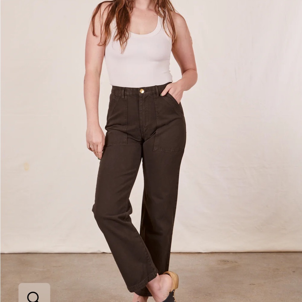 UNISEX Big Bud Press Dark Brown Trousers